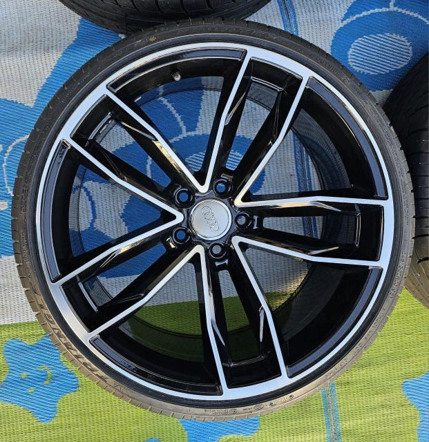 アウディ A4 8K 8W 新品アルミホイール 20インチ9j +42 pcd112 5穴タイヤ付き4本セツト245/30R20 < 自動車/バイク アウディ A4 8K 8W 新品アルミホイール 20インチ9j +42 pcd112 5穴タイヤ付き4本セツト245/30R20 < 自動車/バイク