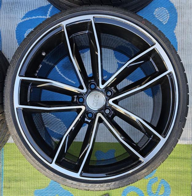 アウディ A4 8K 8W 新品アルミホイール 20インチ9j +42 pcd112 5穴タイヤ付き4本セツト245/30R20 < 自動車/バイク アウディ A4 8K 8W 新品アルミホイール 20インチ9j +42 pcd112 5穴タイヤ付き4本セツト245/30R20 < 自動車/バイク