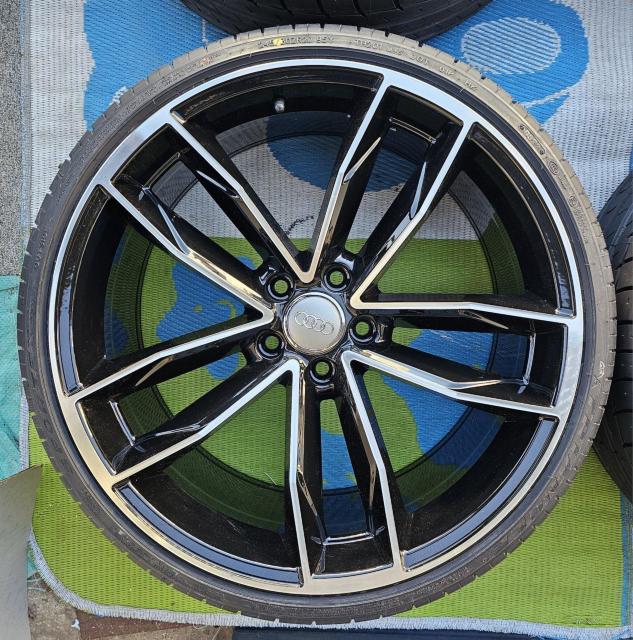 アウディ A4 8K 8W 新品アルミホイール 20インチ9j +42 pcd112 5穴タイヤ付き4本セツト245/30R20 < 自動車/バイク アウディ A4 8K 8W 新品アルミホイール 20インチ9j +42 pcd112 5穴タイヤ付き4本セツト245/30R20 < 自動車/バイク