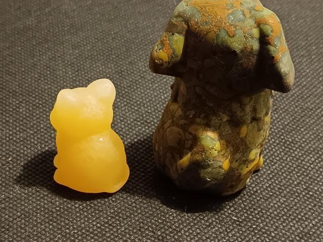 お犬&猫ちゃんオブジェ手の平サイズとお守りブレス3点セットです。「心身の癒しと調整」一点物。 < 女性アクセサリー/時計 お犬&猫ちゃんオブジェ手の平サイズとお守りブレス3点セットです。「心身の癒しと調整」一点物。 < 女性アクセサリー/時計の