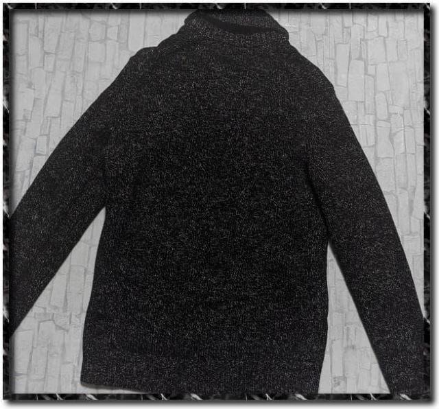 ラグ&ボーン メランジニットカーディガン 黒系 < 男性ファッション ラグ&ボーン メランジニットカーディガン 黒系 < 男性ファッションの