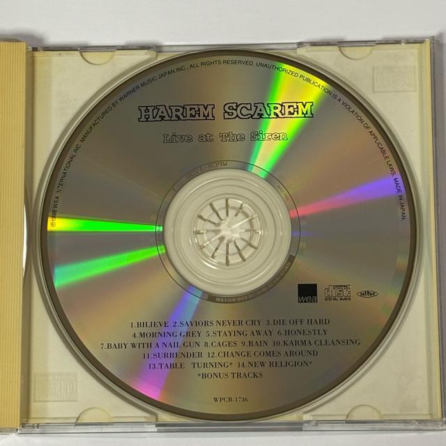 HAREM SCAREM / LIVE AT THE SIREN < CD/DVD/ビデオ HAREM SCAREM / LIVE AT THE SIREN < CD/DVD/ビデオの