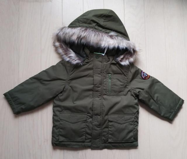 100★BB★フード取り外し可能★モッズ風中綿コート★送料無料 < キッズ/ベビー  100★BB★フード取り外し可能★モッズ風中綿コート★送料無料  < キッズ/ベビーの