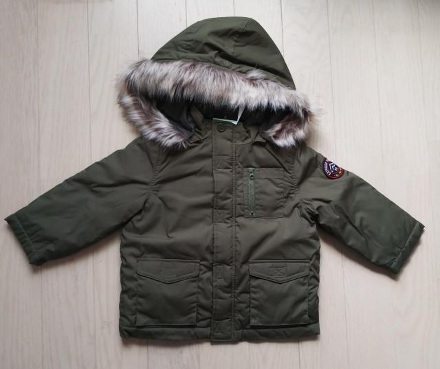 100★BB★フード取り外し可能★モッズ風中綿コート★送料無料 < キッズ/ベビー  100★BB★フード取り外し可能★モッズ風中綿コート★送料無料 < キッズ/ベビーの