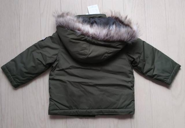 100★BB★フード取り外し可能★モッズ風中綿コート★送料無料 < キッズ/ベビー  100★BB★フード取り外し可能★モッズ風中綿コート★送料無料 < キッズ/ベビーの
