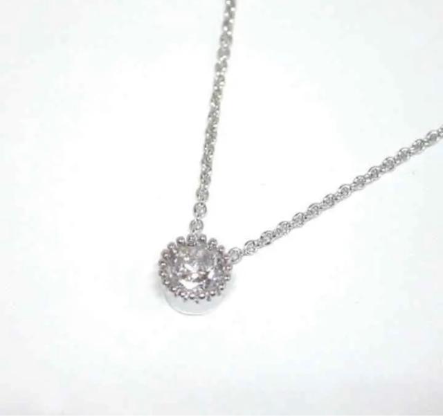 CZ??6mm1粒ネックレス < 女性アクセサリー/時計  CZ??6mm1粒ネックレス  < 女性アクセサリー/時計の