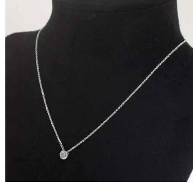 CZ??6mm1粒ネックレス < 女性アクセサリー/時計  CZ??6mm1粒ネックレス < 女性アクセサリー/時計の