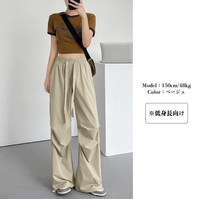 送料無料 新品 カーゴパンツ ストレートパンツ 定番韓国 < 女性ファッション  送料無料 新品 カーゴパンツ ストレートパンツ 定番韓国 < 女性ファッションの