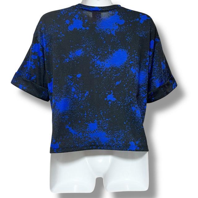 【Space Opera/160】胸元ジップ装飾付スプレー柄ロゴプリントTシャツ < キッズ/ベビー  【Space Opera/160】胸元ジップ装飾付スプレー柄ロゴプリントTシャツ < キッズ/ベビーの