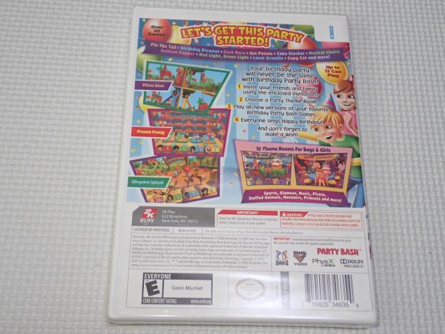 WiiBIRTHDAY PARTY Bash CO kĔŁViJ  Q[{/\tg 