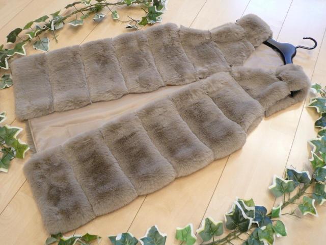 新品 8645 ML ファー ロングジレ 秋 冬 モカベージュ 上質 フェイクファー ジレ レディース ボリューム < 女性ファッション 新品 8645 ML ファー ロングジレ 秋 冬 モカベージュ 上質 フェイクファー ジレ レディース ボリューム < 女性ファッションの