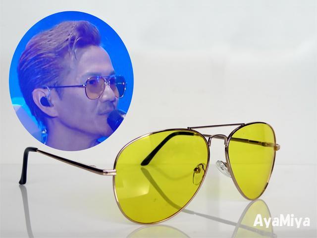 ★ATSUSHI SPECIAL NIGHT イエローサングラス < 男性ファッション ★ATSUSHI SPECIAL NIGHT イエローサングラス < 男性ファッションの