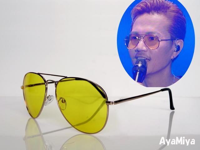 ★ATSUSHI SPECIAL NIGHT イエローサングラス < 男性ファッション ★ATSUSHI SPECIAL NIGHT イエローサングラス < 男性ファッションの