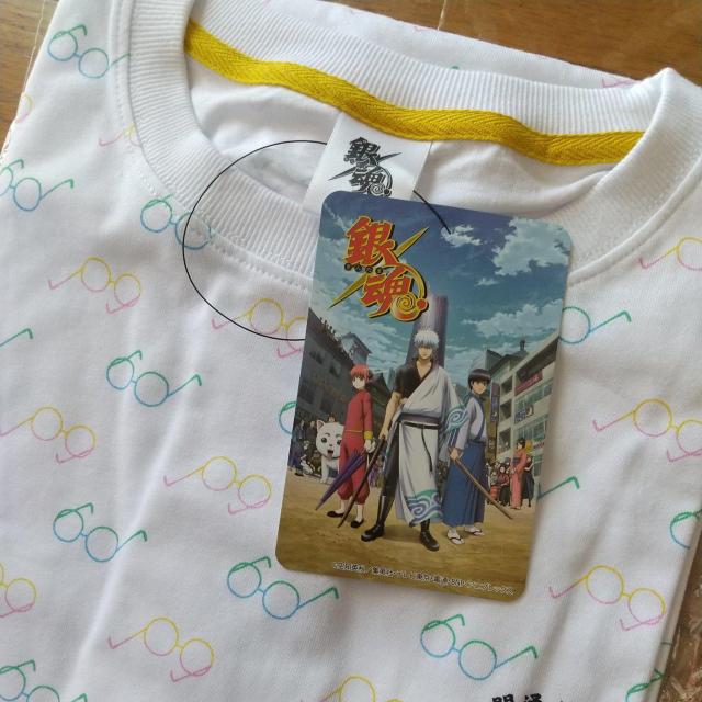 4Lサイズ紳士!男性サイズ!銀魂!志村新八モデル!半袖Tシャツ!新品タグ付き < 男性ファッション  4Lサイズ紳士!男性サイズ!銀魂!志村新八モデル!半袖Tシャツ!新品タグ付き < 男性ファッションの