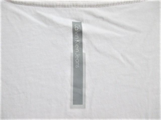 ☆Calvin Klein jesns カルバン クライン ジーンズ ビッグロゴ ロゴ プリント Tシャツ/メンズ/S☆白 < ブランド ☆Calvin Klein jesns カルバン クライン ジーンズ ビッグロゴ ロゴ プリント Tシャツ/メンズ/S☆白 < ブランドの