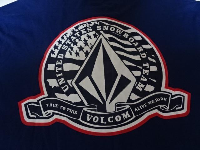 激レア ボルコム x TEAM USAスノーボード ロングT US Sサイズ 紺 < ブランド  激レア ボルコム x TEAM USAスノーボード ロングT US Sサイズ 紺 < ブランドの