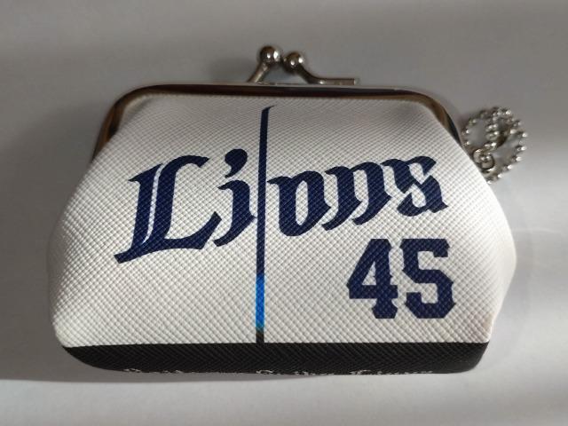 埼玉西武ライオンズ2023 45 本田圭佑投手 ミニがま口キーチェーン・オーロラブレス(青)セット < レジャー/スポーツ  埼玉西武ライオンズ2023 45 本田圭佑投手 ミニがま口キーチェーン・オーロラブレス(青)セット < レジャー/スポーツの