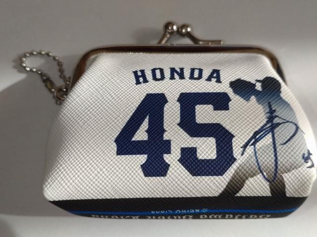 埼玉西武ライオンズ2023 45 本田圭佑投手 ミニがま口キーチェーン・オーロラブレス(青)セット < レジャー/スポーツ  埼玉西武ライオンズ2023 45 本田圭佑投手 ミニがま口キーチェーン・オーロラブレス(青)セット < レジャー/スポーツの