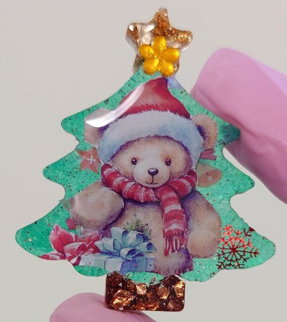 くまちゃんクリスマスツリーのかわいいアクセサリー☆ハンドメイド  くまブローチ   くまアクセサリー  くまグッズ  くま好き  < 女性ファッション  くまちゃんクリスマスツリーのかわいいアクセサリー☆ハンドメイド  くまブローチ   くまアクセサリー  くまグッズ  くま好き  < 女性ファッションの