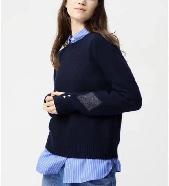 UNIQLO?ANYA�j�b�g���l�C�r�[�N���[�l�b�N�Z�[�^�[�V�i�� 