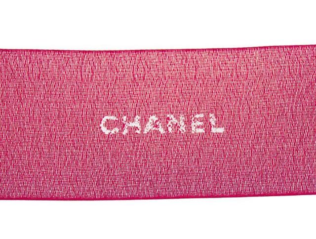 シャネル ラッピング ワイドリボン 2022 ホリデー限定 シフォン生地 130×4.6cm レッド CHANEL【正規品】 < ブランド  シャネル ラッピング ワイドリボン 2022 ホリデー限定 シフォン生地 130×4.6cm レッド CHANEL【正規品】 < ブランドの