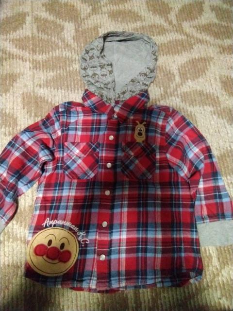 子供服 アンパンマンコレクション パーカー付きシャツ 100cm < キッズ/ベビー 子供服 アンパンマンコレクション パーカー付きシャツ 100cm < キッズ/ベビーの