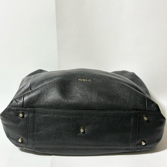 FURLA �t���� ���U�[ �n���h �o�b�O �u���b�N ���f�B�[�X �� �u�����h�� 