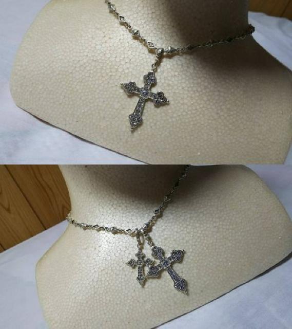 正規 Loree Rodkinローリーロドキン ゴシッククロスL ラージサイズ ネックレストップSV925 < ブランド  正規 Loree Rodkinローリーロドキン ゴシッククロスL ラージサイズ ネックレストップSV925 < ブランドの