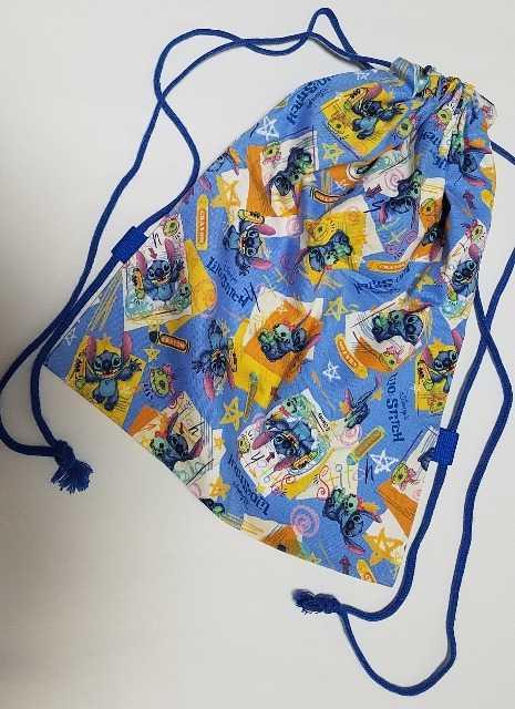 超レア柄 ご縁に感謝 ☆ N27 スティッチ【限定】 ナップサック 着替え袋 ハンドメイド < キッズ/ベビー  超レア柄 ご縁に感謝 ☆ N27 スティッチ【限定】 ナップサック 着替え袋 ハンドメイド  < キッズ/ベビーの