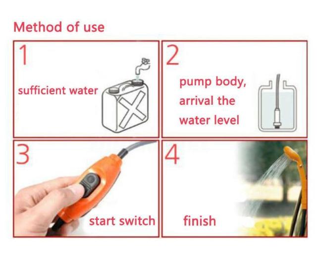 電動 ポータブルシャワー DC12V 簡易シャワー 海水浴 洗車 車載 < 自動車/バイク 電動 ポータブルシャワー DC12V 簡易シャワー 海水浴 洗車 車載 < 自動車/バイク