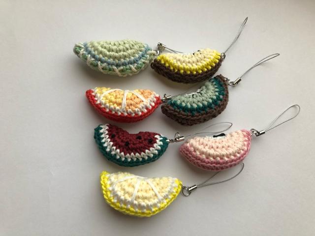 ハンドメイド  ストラップ バッグチャーム フルーツいっぱ〜い < 女性ファッション  ハンドメイド  ストラップ バッグチャーム フルーツいっぱ〜い < 女性ファッションの