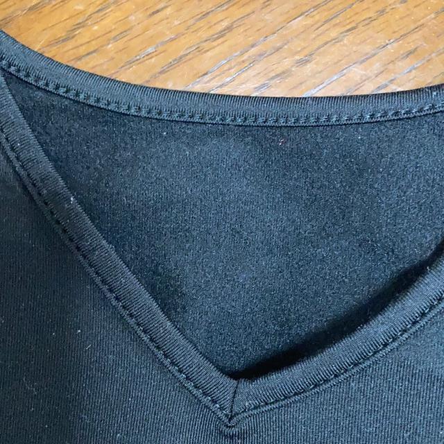 黒 裏起毛 カットソー Vネック M < 女性ファッション  黒 裏起毛 カットソー Vネック M < 女性ファッションの