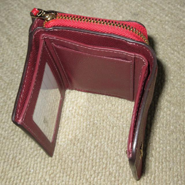 coach*ミニ折り畳み財布f37968(ワインレッド系) < ブランド  coach*ミニ折り畳み財布f37968(ワインレッド系) < ブランドの