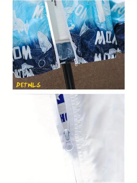 超お買い得1390円★メンズサンプロテクションウェア、グラデーションプリントフード付き日本サイズXL ブルー < 男性ファッション  超お買い得1390円★メンズサンプロテクションウェア、グラデーションプリントフード付き日本サイズXL ブルー < 男性ファッションの