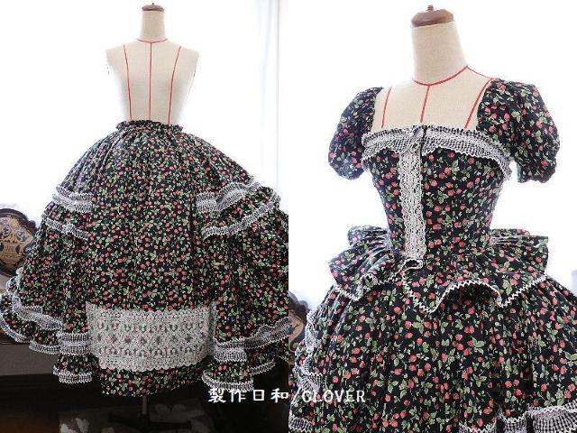 黒苺ギンガム セットアップ XS〜Mサイズ < 女性ファッション  黒苺ギンガム セットアップ XS〜Mサイズ < 女性ファッションの