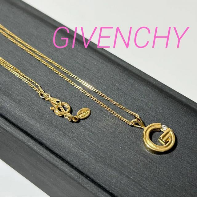 未使用品 GIVENCHY ジバンシィ Gロゴ ネックレス ペンダント ラインストーン ゴールド レディース < ブランド 未使用品 GIVENCHY ジバンシィ Gロゴ ネックレス ペンダント ラインストーン ゴールド レディース < ブランドの