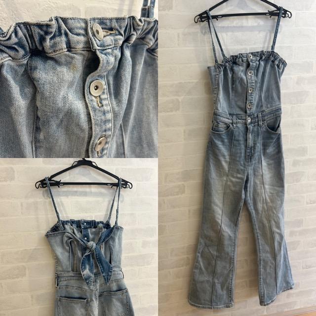 GYDA★バックリボンデニムロンパース★ < ブランド GYDA★バックリボンデニムロンパース★ < ブランドの
