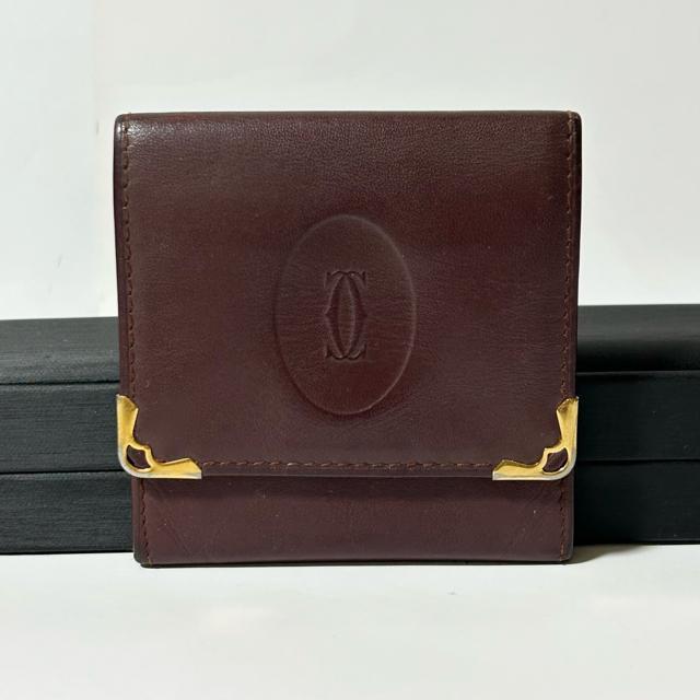 Cartier カルティエ マストライン レザー コインケース コインパース 小銭入れ ボルドー < ブランド Cartier カルティエ マストライン レザー コインケース コインパース 小銭入れ ボルドー < ブランドの