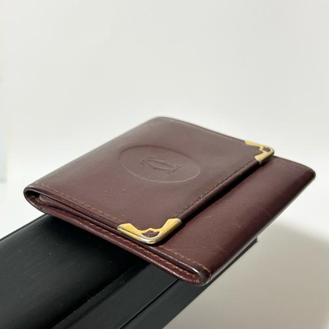 Cartier カルティエ マストライン レザー コインケース コインパース 小銭入れ ボルドー < ブランド Cartier カルティエ マストライン レザー コインケース コインパース 小銭入れ ボルドー < ブランドの