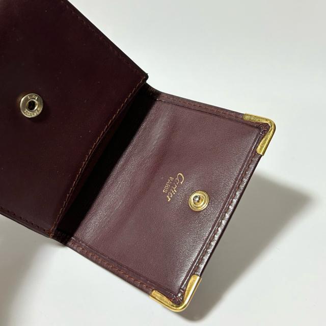 Cartier カルティエ マストライン レザー コインケース コインパース 小銭入れ ボルドー < ブランド Cartier カルティエ マストライン レザー コインケース コインパース 小銭入れ ボルドー < ブランドの