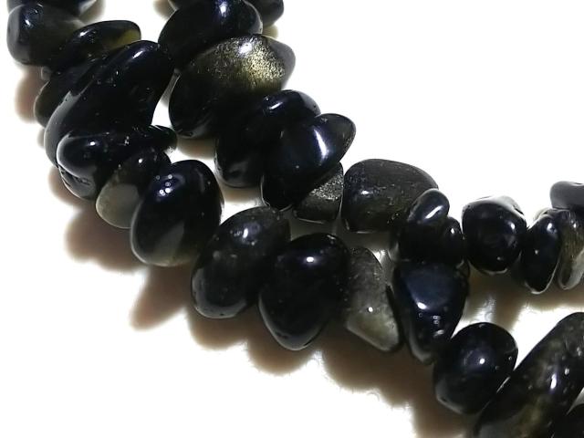 天然石★シルバーオプシディアン さざれ 1連 < 女性アクセサリー/時計 天然石★シルバーオプシディアン さざれ 1連 < 女性アクセサリー/時計の