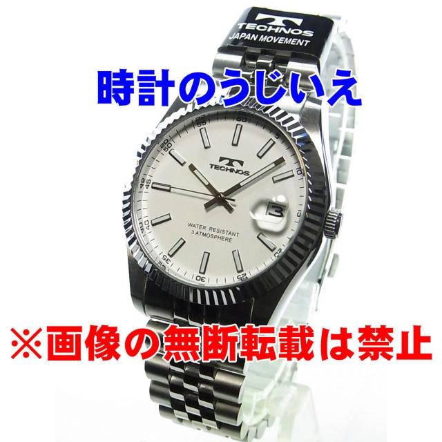 腕時計 白文字盤 テクノス T6C10SW 定価¥38,500- (税込) 新品 < 男性アクセサリー/時計 腕時計 白文字盤 テクノス T6C10SW 定価¥38,500- (税込) 新品 < 男性アクセサリー/時計の
