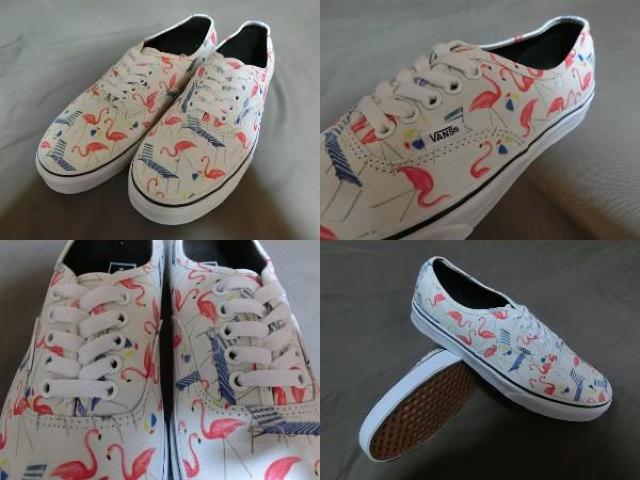 激レア フラミンゴ & ビーチチェア柄バンズ【Authentic】26.0a < ブランド  激レア フラミンゴ & ビーチチェア柄バンズ【Authentic】26.0a < ブランドの