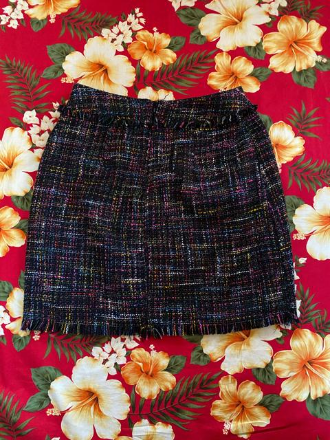 H&M☆黒ベースカラフルツイード☆ミニスカート☆ < ブランド  H&M☆黒ベースカラフルツイード☆ミニスカート☆ < ブランドの