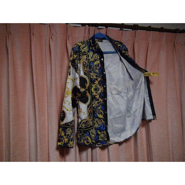 Pizoff メンズ シャツ 豪華 おしゃれ ブルーホワイト(XL)!。 < 男性ファッション  Pizoff メンズ シャツ 豪華 おしゃれ ブルーホワイト(XL)!。 < 男性ファッションの