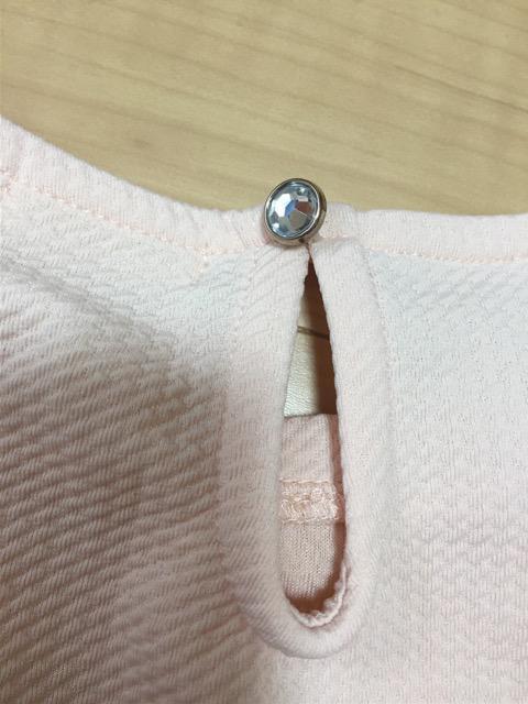 パフスリカットソー★ビジュー★ピンク★M < 女性ファッション  パフスリカットソー★ビジュー★ピンク★M < 女性ファッションの