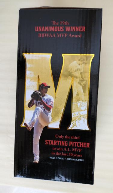 高騰超レア貴重!大谷翔平選手2022年5月10日限定球場配布の2021年MVP最優秀選手賞記念ボブルヘッド、当日のチケット半券付き < レジャー/スポーツ 高騰超レア貴重!大谷翔平選手2022年5月10日限定球場配布の2021年MVP最優秀選手賞記念ボブルヘッド、当日のチケット半券付き < レジャー/スポーツの