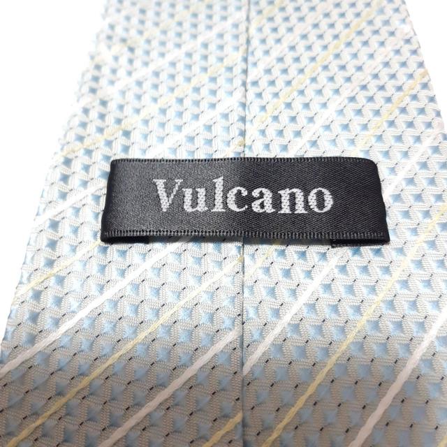 美品  Vulcano ネクタイ  水色系 ストライプ 592 < 男性ファッション  美品  Vulcano ネクタイ  水色系 ストライプ 592 < 男性ファッションの