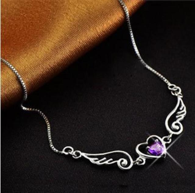 送料無料※高級感 ジルコニア ハート ルビー石 ブレスレット レディース ホワイトゴールド プレゼント S925 新品 < 女性アクセサリー/時計 送料無料※高級感 ジルコニア ハート ルビー石 ブレスレット レディース ホワイトゴールド プレゼント S925 新品 < 女性アクセサリー/時計の