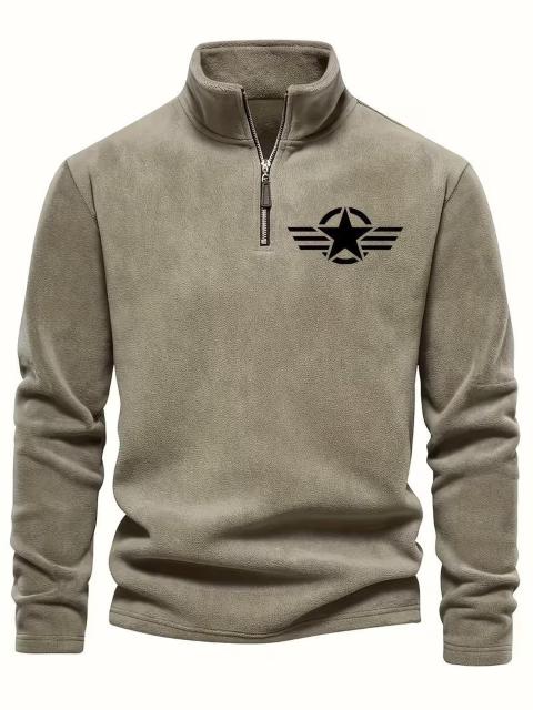 爆ヤス価格2790円★メンズフリース ハーフジップ トップス、スタンドカラーと長袖、スポロシャツ USAサイズM(日本サイズXL) < 男性ファッション 爆ヤス価格2790円★メンズフリース ハーフジップ トップス、スタンドカラーと長袖、スポロシャツ USAサイズM(日本サイズXL) < 男性ファッションの